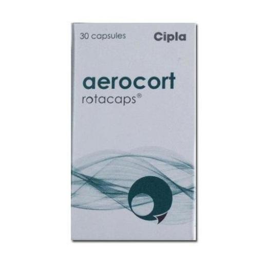 Aerocort Rotacaps 100 mcg - Beclomethasone,Levosalbutamol - Cipla, India