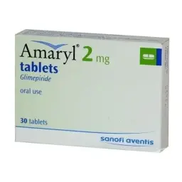Amaryl 2 mg - Glimeperide - Sanofi Aventis