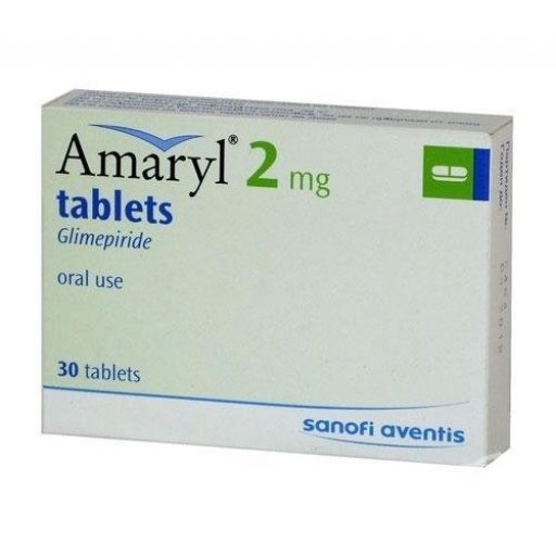 Amaryl 2 mg - Glimeperide - Sanofi Aventis