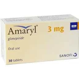 Amaryl 3 mg - Glimeperide - Sanofi Aventis