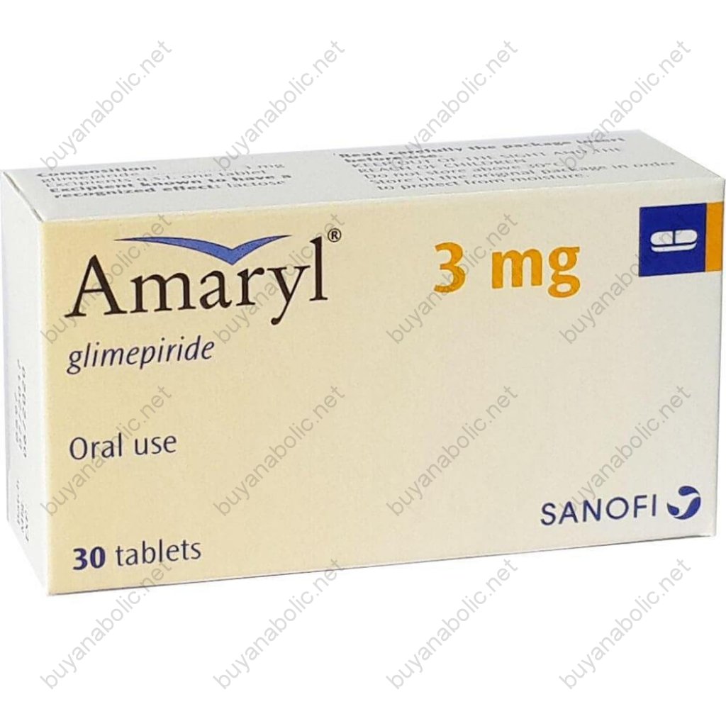 Amaryl 3 mg - Glimeperide - Sanofi Aventis Amaryl 3 mg - Glimeperide - Sanofi Aventis