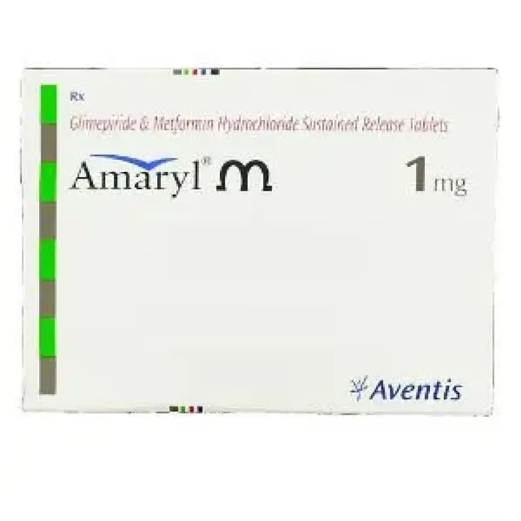 Amaryl M 1/ 500 mg - Glimeperide,Metformin - Sanofi Aventis