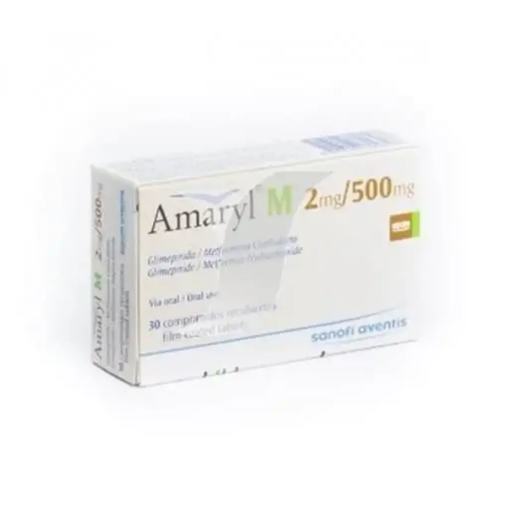 Amaryl M 2/ 500 mg - Glimeperide,Metformin - Sanofi Aventis