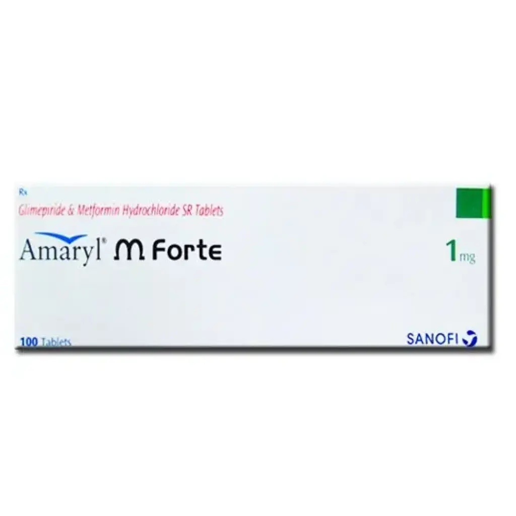 Amaryl M Forte 1/ 1000 mg - Glimeperide,Metformin - Sanofi Aventis