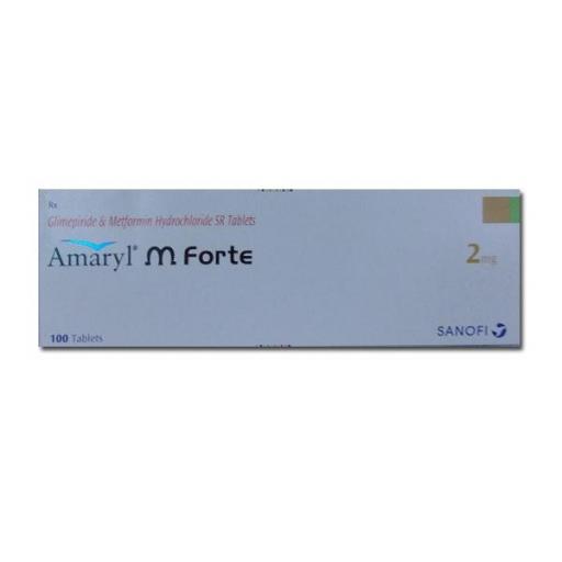 Amaryl M Forte 2/ 1000 mg - Glimeperide,Metformin - Sanofi Aventis