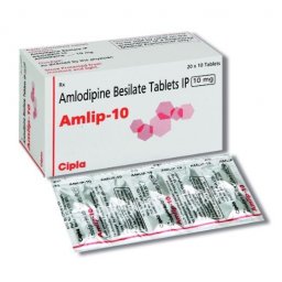 Amlip 10 mg - Amlodipine - Cipla, India