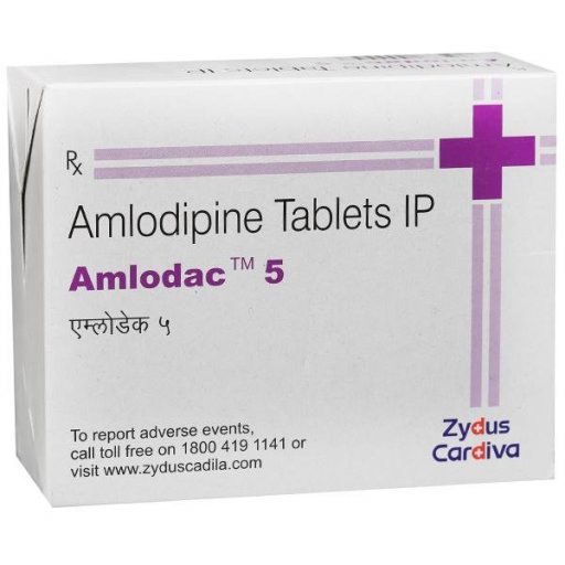 Amlodac 5 mg - Amlodipine - Zydus Healthcare