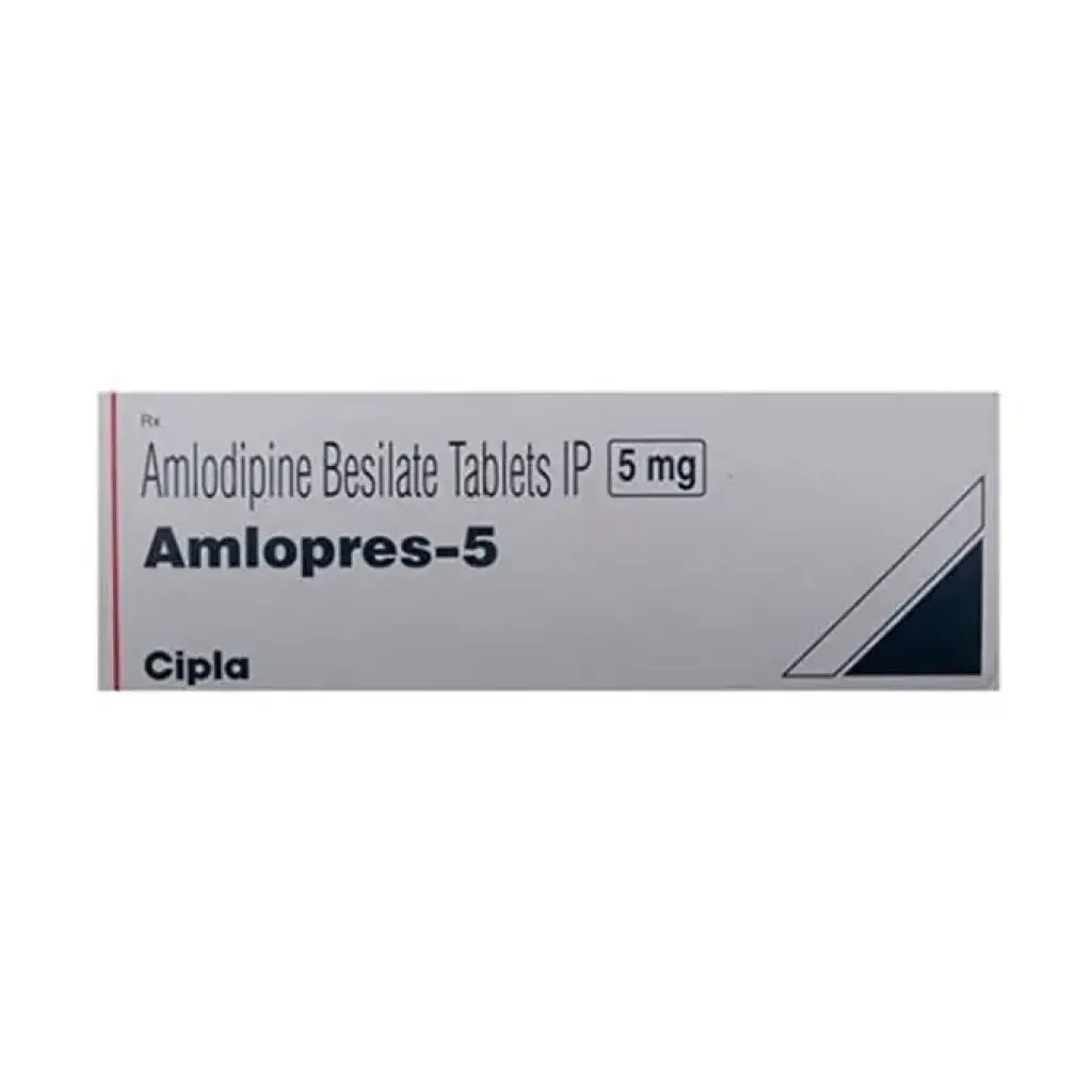 Amlopres 5 mg - Amlodipine - Cipla, India