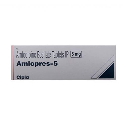 Amlopres 5 mg - Amlodipine - Cipla, India