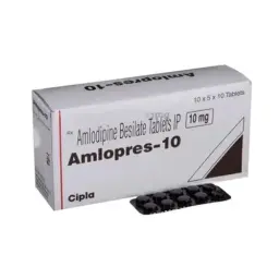 Amlopress 10 mg - Amlodipine - Cipla, India