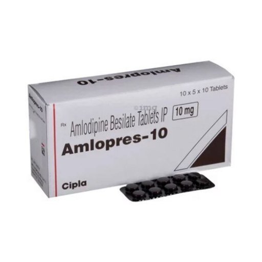 Amlopress 10 mg - Amlodipine - Cipla, India