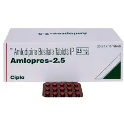 Amlopress 2.5 mg - Amlodipine - Cipla, India