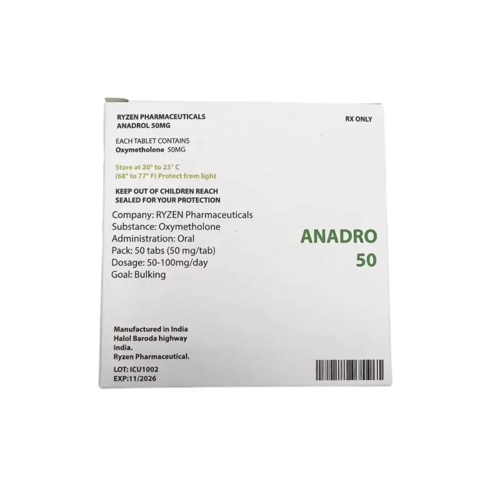 Anadro 50 - Oxymetholone - Ryzen Pharmaceuticals