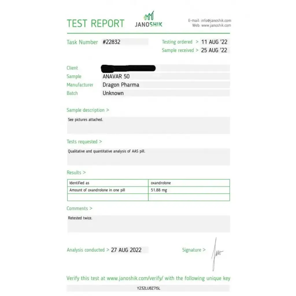 Anavar 50 (Oxandrolone) - Oxandrolone - Dragon Pharma, Europe Anavar 50 (Oxandrolone) - Oxandrolone - Dragon Pharma, Europe