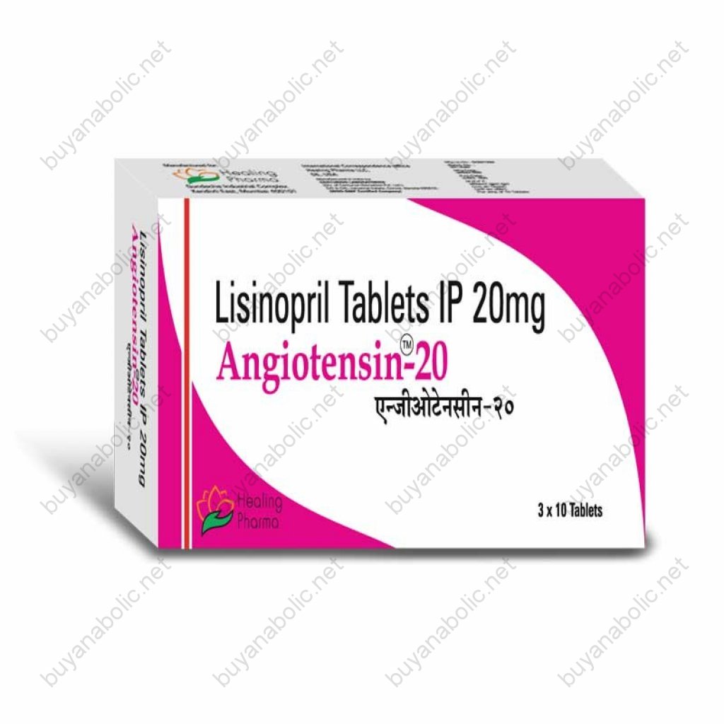 Angiotensin 20 mg - Lisinopril - Healing Pharma Angiotensin 20 mg - Lisinopril - Healing Pharma