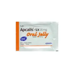Apcalis SX Oral Jelly 20 mg - Tadalafil - Ajanta Pharma, India