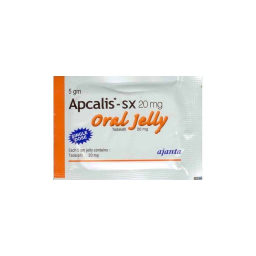 Apcalis SX Oral Jelly 20 mg - Tadalafil - Ajanta Pharma, India