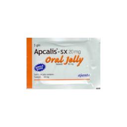 Apcalis SX Oral Jelly 20 mg  - Tadalafil - Ajanta Pharma, India