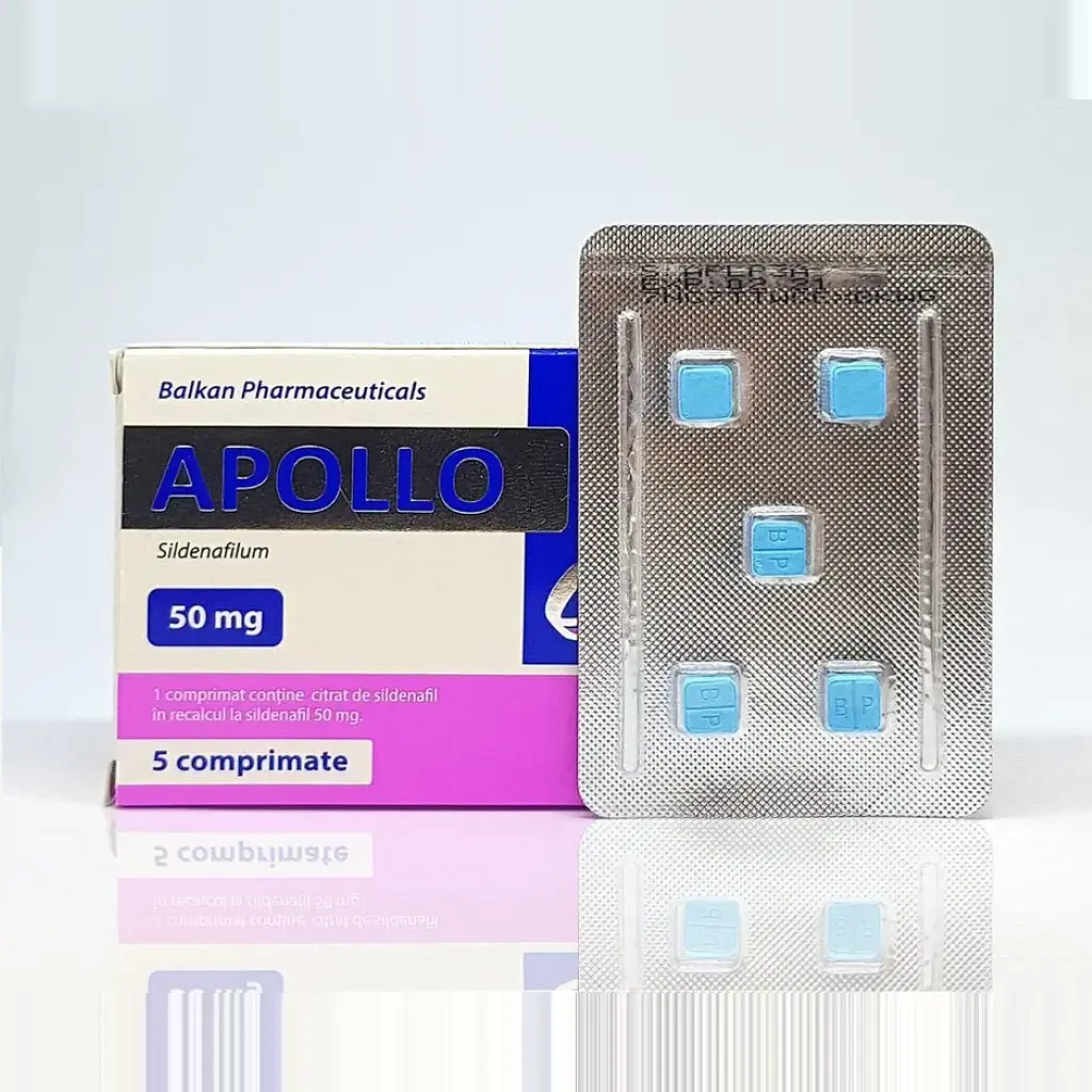 Apollo 50mg - Sildenafil - Balkan Pharmaceuticals