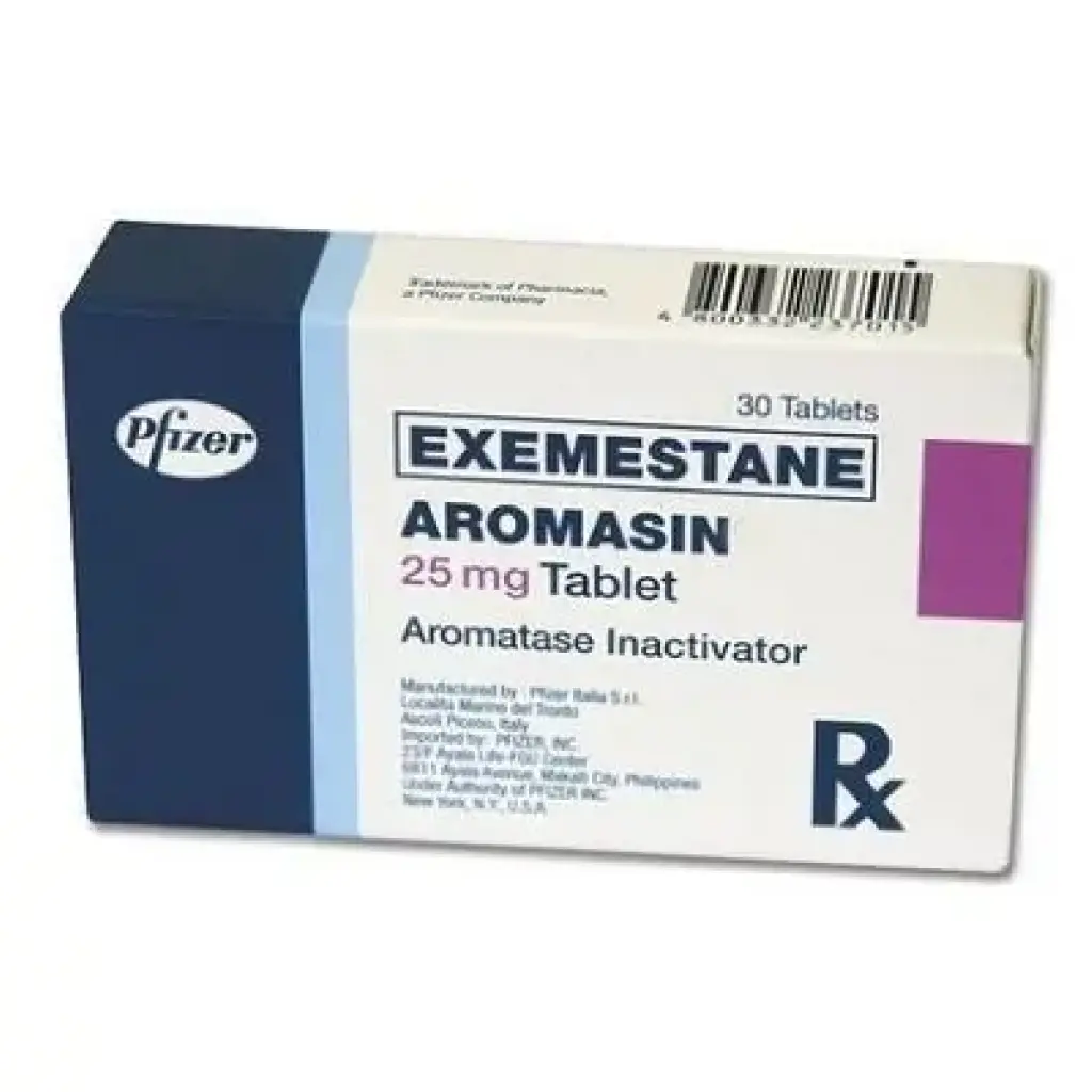 Aromasin 25 mg (Aromasin) - Exemestane - Pfizer Aromasin 25 mg (Aromasin) - Exemestane - Pfizer