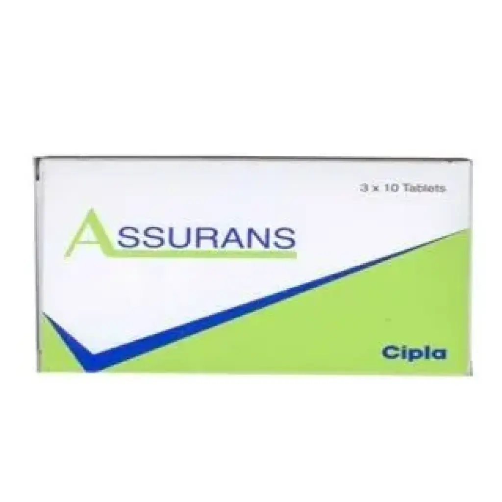 Assurans 20 mg - Sildenafil Citrate - Cipla, India