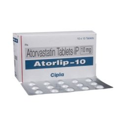 Atorlip 10mg - Atorvastatin - Cipla, India