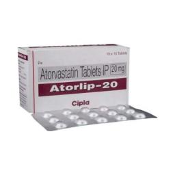 Atorlip 20 mg  - Atorvastatin - Cipla, India
