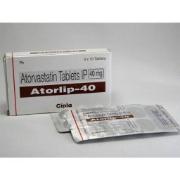 Atorlip 40 mg - Atorvastatin - Cipla, India