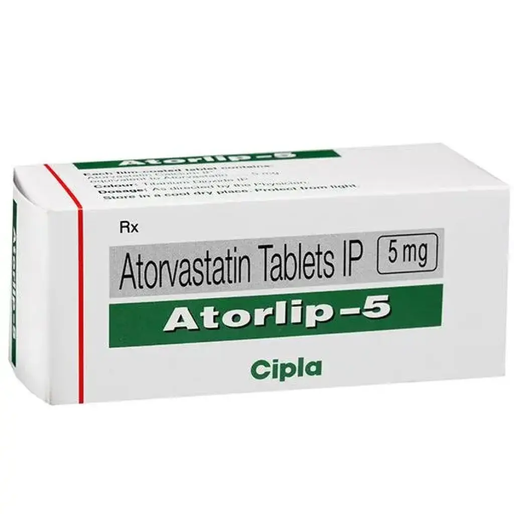 Atorlip 5 mg - Atorvastatin - Cipla, India