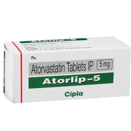 Atorlip 5 mg - Atorvastatin - Cipla, India