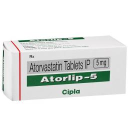 Atorlip 5 mg - Atorvastatin - Cipla, India
