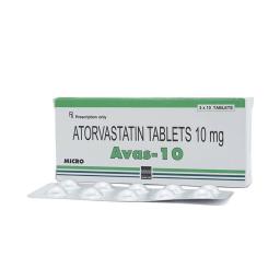 Avas 10 mg - Atorvastatin - Micro Labs Limited, India
