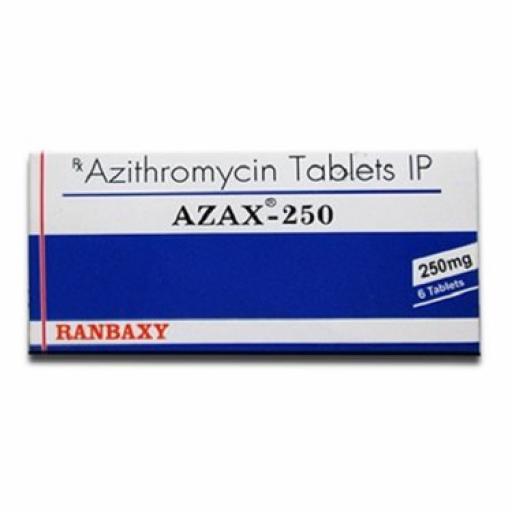 Azax 250 mg - Azithromycin - Ranbaxy, India