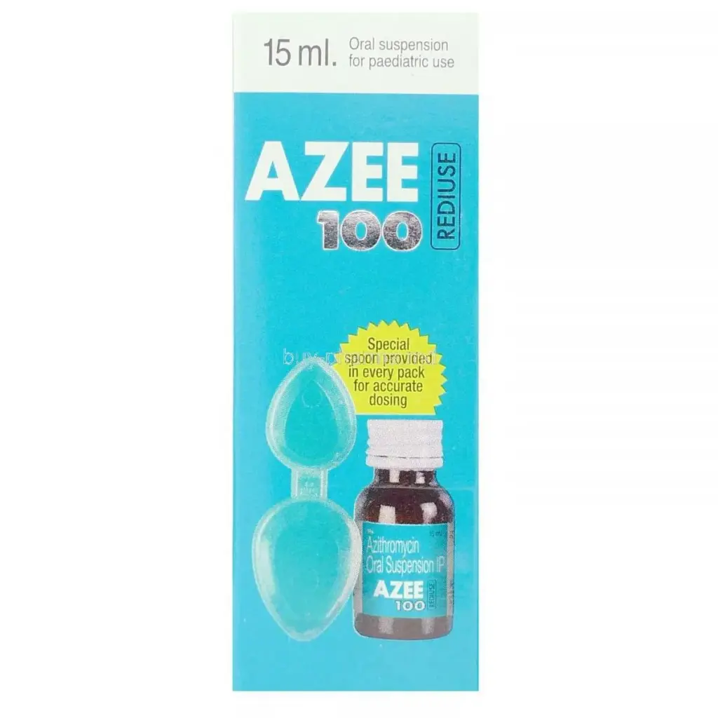 Azee Rediuse 100mg - Azithromycin - Cipla, India