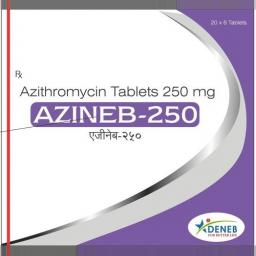 Azineb 250 mg - Azithromycin - Deneb Healthcare Pvt. Ltd.