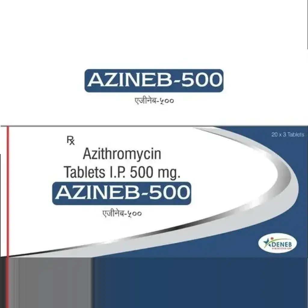 Azineb 500 mg - Azithromycin - Deneb Healthcare Pvt. Ltd.