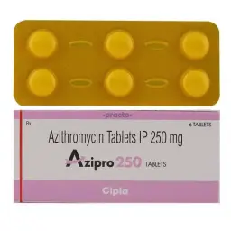 Azipro 250 mg - Azithromycin - Cipla, India