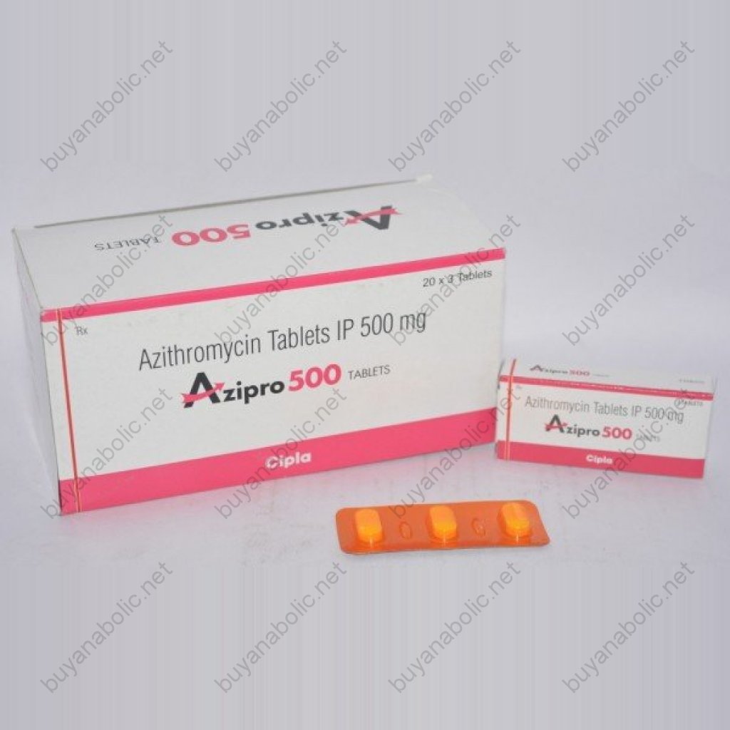 Azipro 500 mg - Azithromycin - Cipla, India Azipro 500 mg - Azithromycin - Cipla, India
