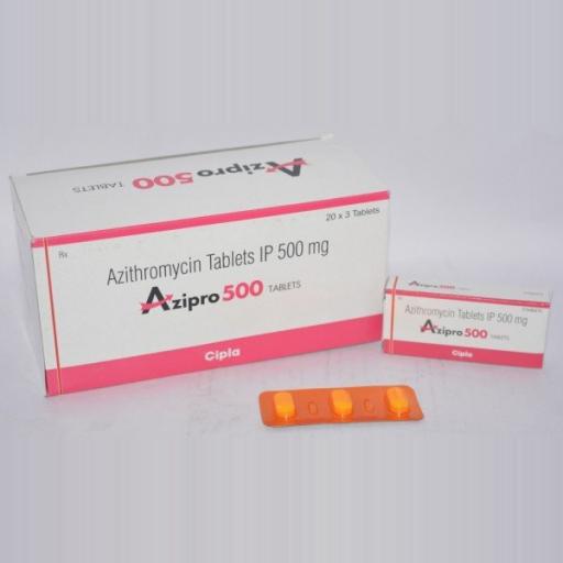 Azipro 500 mg - Azithromycin - Cipla, India