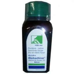 Betadine Gargle 100 ml 2 % - Povidone-Iodine - Win-Medicare
