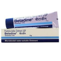 Betadine Ointment 15 g tube 10 % - Povidone-Iodine - Win-Medicare
