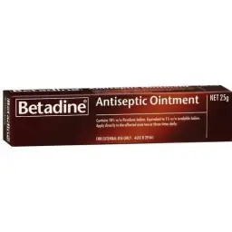 Betadine Ointment 25 g tube 5 % - Povidone-Iodine - Win-Medicare