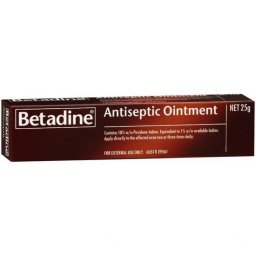 Betadine Ointment 25 g tube 5 % - Povidone-Iodine - Win-Medicare Betadine Ointment 25 g tube 5 % - Povidone-Iodine - Win-Medicare