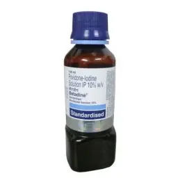 Betadine Solution 100 ml bottle 10 % - Povidone-Iodine - Win-Medicare