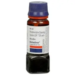 Betadine Surgical Scrub 50 ml bottle 7.5 % - Povidone-Iodine - Win-Medicare