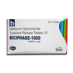 Biciphage 1000 mg - Metformin - Skymap Pharmaceuticals Pvt. Ltd.