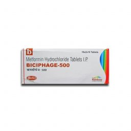 Biciphage SR 500 mg - Metformin - Skymap Pharmaceuticals Pvt. Ltd.