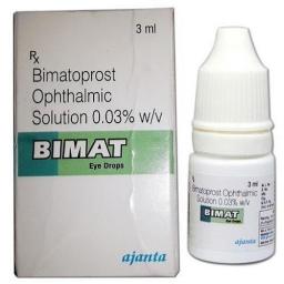 Bimat Eye Drops 0.03% - Bimatoprost ophthalmic - Ajanta Pharma, India