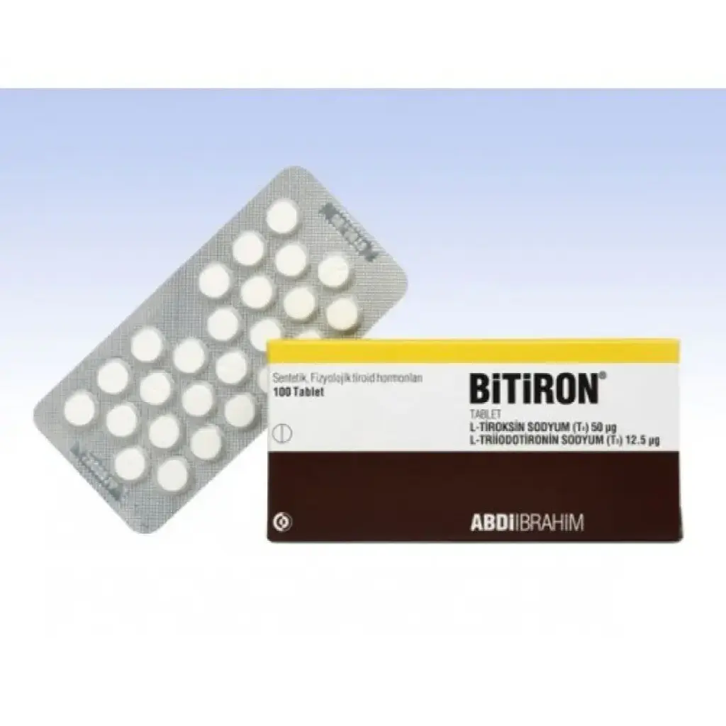 Bitiron (T3-T4) - Levothyroxine,Liothyronine - Abdi Ibrahim, Turkey Bitiron (T3-T4) - Levothyroxine,Liothyronine - Abdi Ibrahim, Turkey