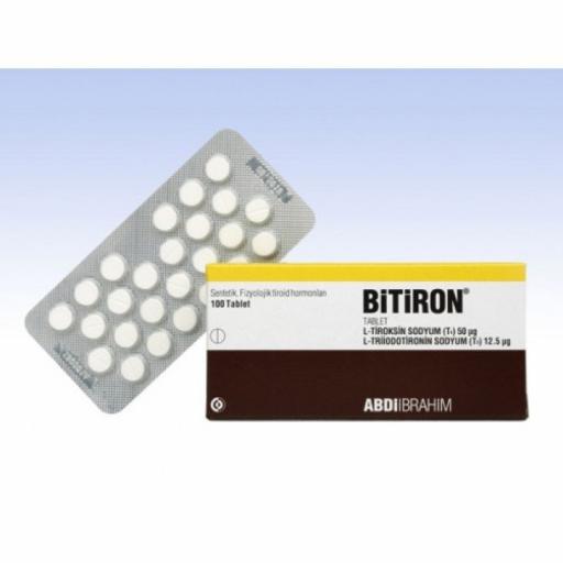 Bitiron (T3-T4) - Levothyroxine,Liothyronine - Abdi Ibrahim, Turkey